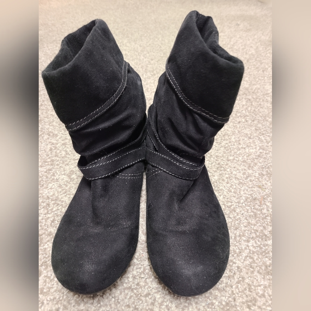 Women's Lower East Side slouchy black boots sz8